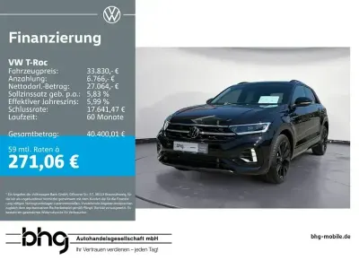 Usata VW T-Roc R-line 190 CV (139 kW) 2023 Nero SUV