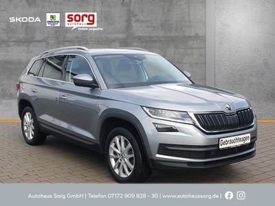 gebraucht Skoda Kodiaq 4x4 2.0 EU6d Style 2,0l TDI 140 kW 7-Gang DSG Allrad AHK Navi digitales Cockpit