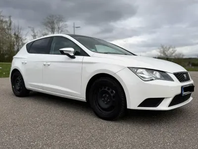 Second-hand Seat Leon Reference 110 CP (80 kW) 2014 Alb Berlinǎ