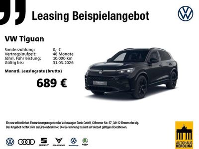 Schwarz Gebraucht 2025 VW Tiguan R-line SUV | 57.888 € (Teuer)