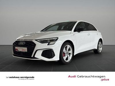 Gebraucht Audi A3 Sportback e-tron S-Line 245 PS (180 kW) 2023 Ibisweiß Kleinwagen