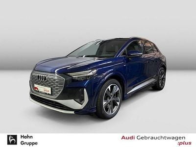 Gebraucht Audi Q4 e-tron Ambiente 150 kW (204 PS) 2023 Navarrablau metallic SUV