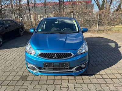 Gebraucht Mitsubishi Space Star Top 80 PS (58 kW) 2016 Blau Kleinwagen