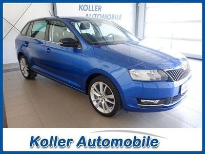 Gebraucht Skoda Rapid Style 110 PS (80 kW) 2018 Blau (raceblaumetallic) Kleinwagen