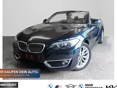 Gebraucht BMW 220 Luxury Line 184 PS (135 kW) 2016 Blau Cabrio