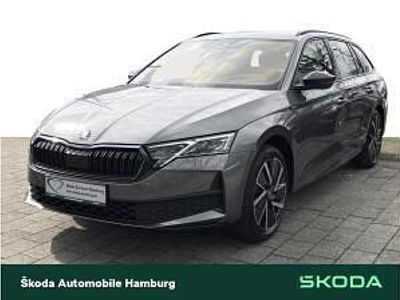 Neu Skoda Octavia SportLine 150 PS (110 kW) 2025 Grau (graphitegrau metallic) Kombi