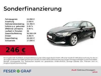 Gebraucht Audi A3 Ambiente 116 PS (85 kW) 2025 Mythosschwarz metallic Limousine