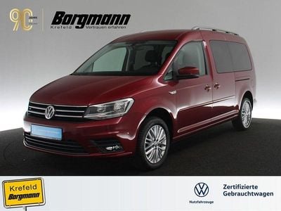 Usata VW Caddy Maxi Comfortline 125 CV (91 kW) 2018 Rosso Monovolume