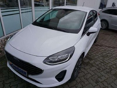 Gebraucht Ford Fiesta Titanium 125 PS (91 kW) 2021 Weiß Kleinwagen