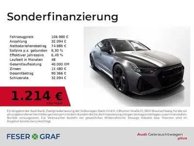 Gebraucht Audi RS7 Sportback Ambiente 600 PS (441 kW) 2023 Matteffektlackierung audi e... Kleinwagen