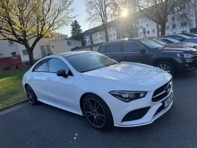 Gebraucht Mercedes CLA200 AMG line 163 PS (119 kW) 2020 Weiß Coupé