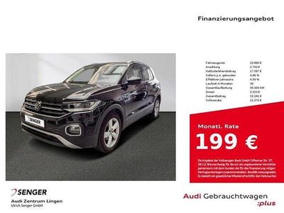 Gebraucht VW T-Cross Style 110 PS (80 kW) 2021 Schwarz SUV