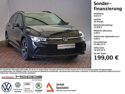 Gebraucht VW Golf VIII R-line 131 PS (96 kW) 2024 Deep black perleffekt Kombi