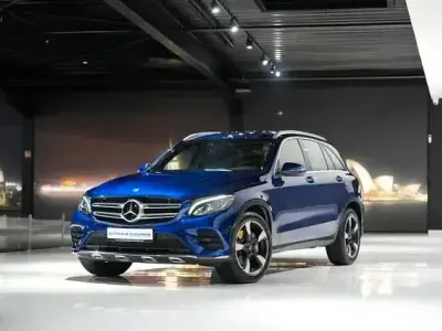 Brugt Mercedes GLC300 AMG line 245 HK (180 kW) 2017 Blå SUV
