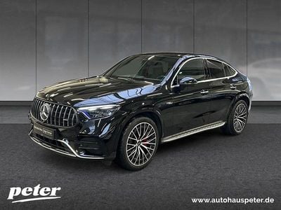 Metalliclack obsidianschwarz Gebraucht 2024 Mercedes GLC43 AMG Premium Plus Coupé | 76.970 € (Fairer Preis)