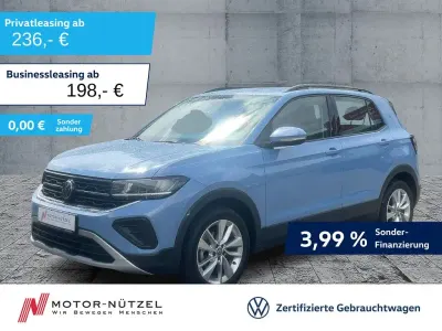 Gebraucht VW T-Cross Life 95 PS (69 kW) 2024 Blau SUV