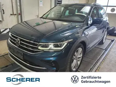 Gebraucht VW Tiguan Elegance 150 PS (110 kW) 2021 Nightshade blue metallic SUV