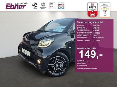 Gebraucht Smart ForTwo Electric Drive Prime 60 kW (82 PS) 2021 Schwarz Cabrio