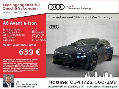 Neu Audi A6 e-tron Performance 269 kW (367 PS) 2026 Blau Kombi
