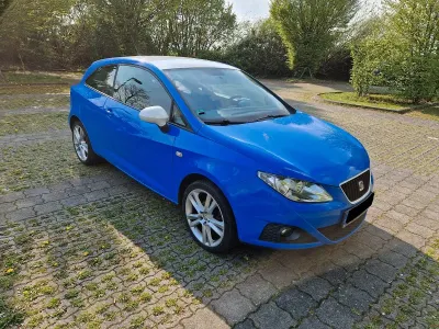 Gebraucht Seat Ibiza SC Style 86 PS (63 kW) 2010 Blau Kleinwagen