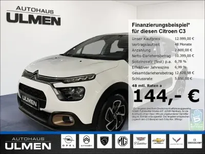 Gebraucht Citroën C3 Touch 83 PS (61 kW) 2023 Weiss Kleinwagen