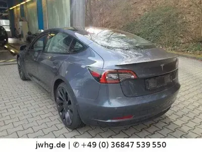 Occasion Tesla Model 3 Performance 377 kW (513 PK) 2022 Grijs Sedan