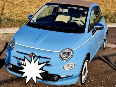 Gebraucht Fiat 500C Lounge 69 PS (50 kW) 2019 Blau Cabrio