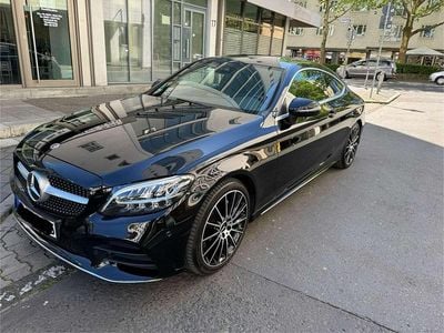 Usata Mercedes C200 AMG line 184 CV (135 kW) 2019 Nero Coupé
