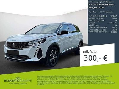 Weiss (metallic) Gebraucht 2023 Peugeot 5008 GT Van / Kleinbus | 25.870 € (Guter Preis)