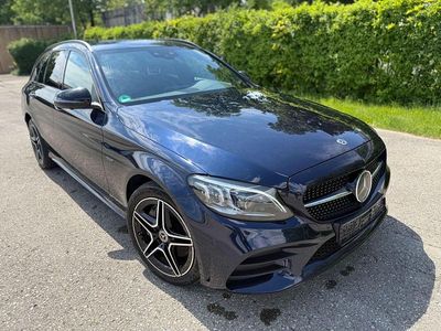 Usata Mercedes C300e 306 CV (225 kW) 2020 Blu Station wagon