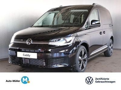 Neu VW Caddy Style 122 PS (89 kW) 2025 Schwarz Van / Kleinbus