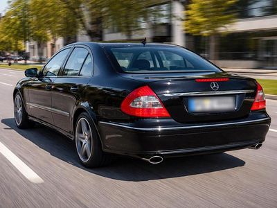 Brugt Mercedes E350 272 HK (200 kW) 2008 Sort Sedan