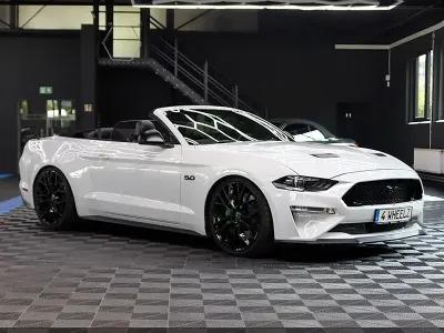 Gebraucht Ford Mustang GT 450 PS (330 kW) 2019 Weiß Cabrio