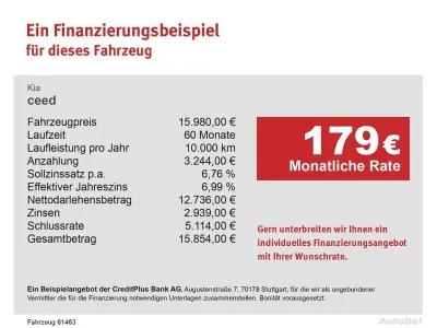 Gebraucht Kia Ceed 140 PS (102 kW) 2019 Rot Kleinwagen