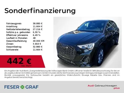 Gebraucht Audi Q3 Sportback S-Line 150 PS (110 kW) 2025 Mythosschwarz metallic SUV