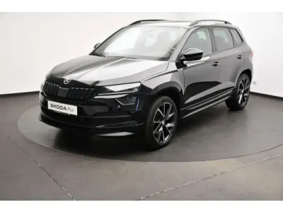 Gebraucht Skoda Karoq SportLine 190 PS (139 kW) 2019 Schwarzmagic perleffekt (metallic) SUV