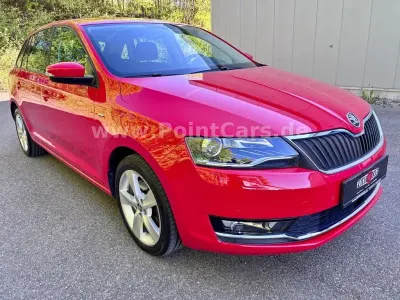 Gebraucht Skoda Rapid Clever 125 PS (91 kW) 2017 Rot Kleinwagen