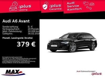 Mythosschwarz metallic Gebraucht 2025 Audi A6 S-Line Kombi | 49.549 € (Guter Preis)