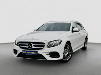 Usado Mercedes E220 AMG line 194 CV (142 kW) 2020 Blanco Berlina