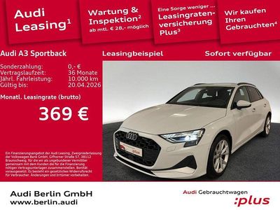 Gebraucht Audi A3 Advanced Plus 116 PS (85 kW) 2025 Gletscherweiß metallic Limousine