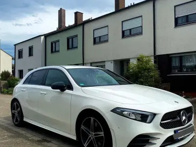 Gebraucht Mercedes A250 AMG line 224 PS (164 kW) 2019 Weiß Limousine