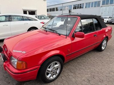 Gebraucht Ford Escort Cabriolet 110 PS (80 kW) 1989 Rot Cabrio