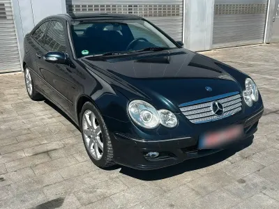 Brugt Mercedes C230 204 HK (150 kW) 2006 Sort Coupe