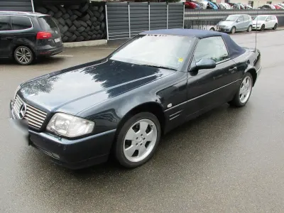 Gebraucht Mercedes SL320 1999 Schwarz Cabrio