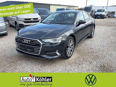 Gebraucht Audi A6 Advanced Plus 265 PS (194 kW) 2022 Mahattengrau metallic / schwar Limousine