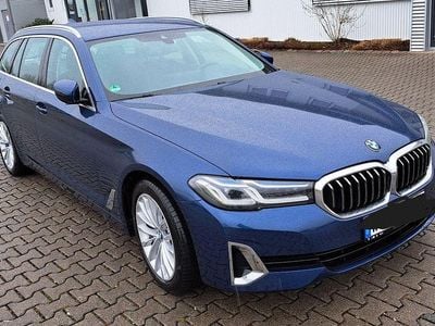 Gebraucht BMW 520 Luxury Line 190 PS (139 kW) 2021 Blau Kombi