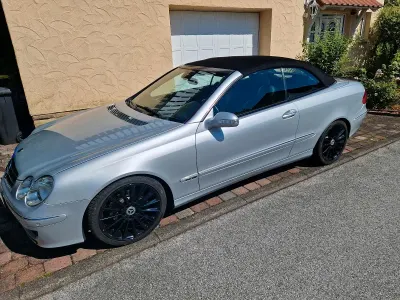 Gebraucht Mercedes CLK200 Avantgarde 184 PS (135 kW) 2007 Silber Cabrio