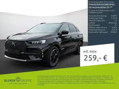 Gebraucht DS Automobiles DS7 Crossback Performance Line Plus 300 PS (220 kW) 2022 Schwarz SUV