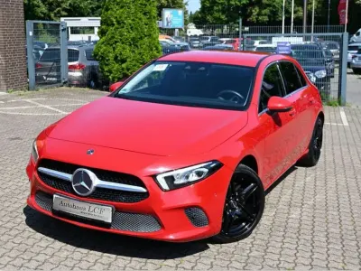 Brugt Mercedes A250 Progressive 224 HK (164 kW) 2018 Rød Sedan