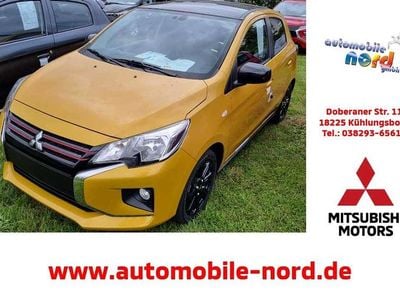 Gebraucht Mitsubishi Space Star Select+ 71 PS (52 kW) 2024 Citringelb/pianoschwarz Limousine